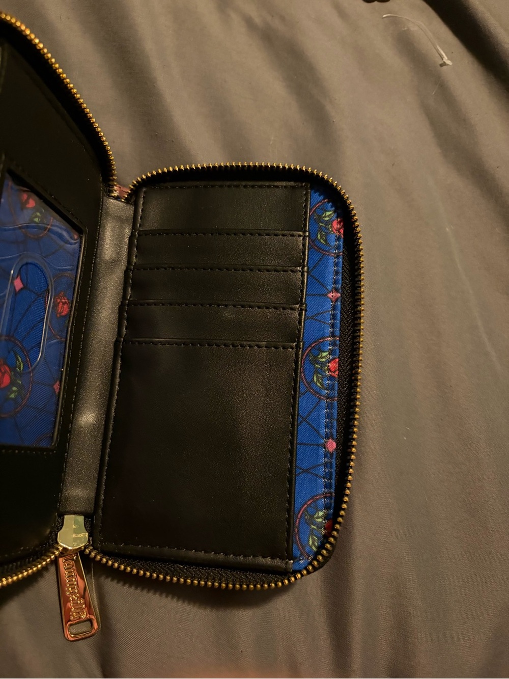 Disney Loungefly Beauty and the Beast Stained Glass Mini Backpack - Multicolor - Picture 12 of 12